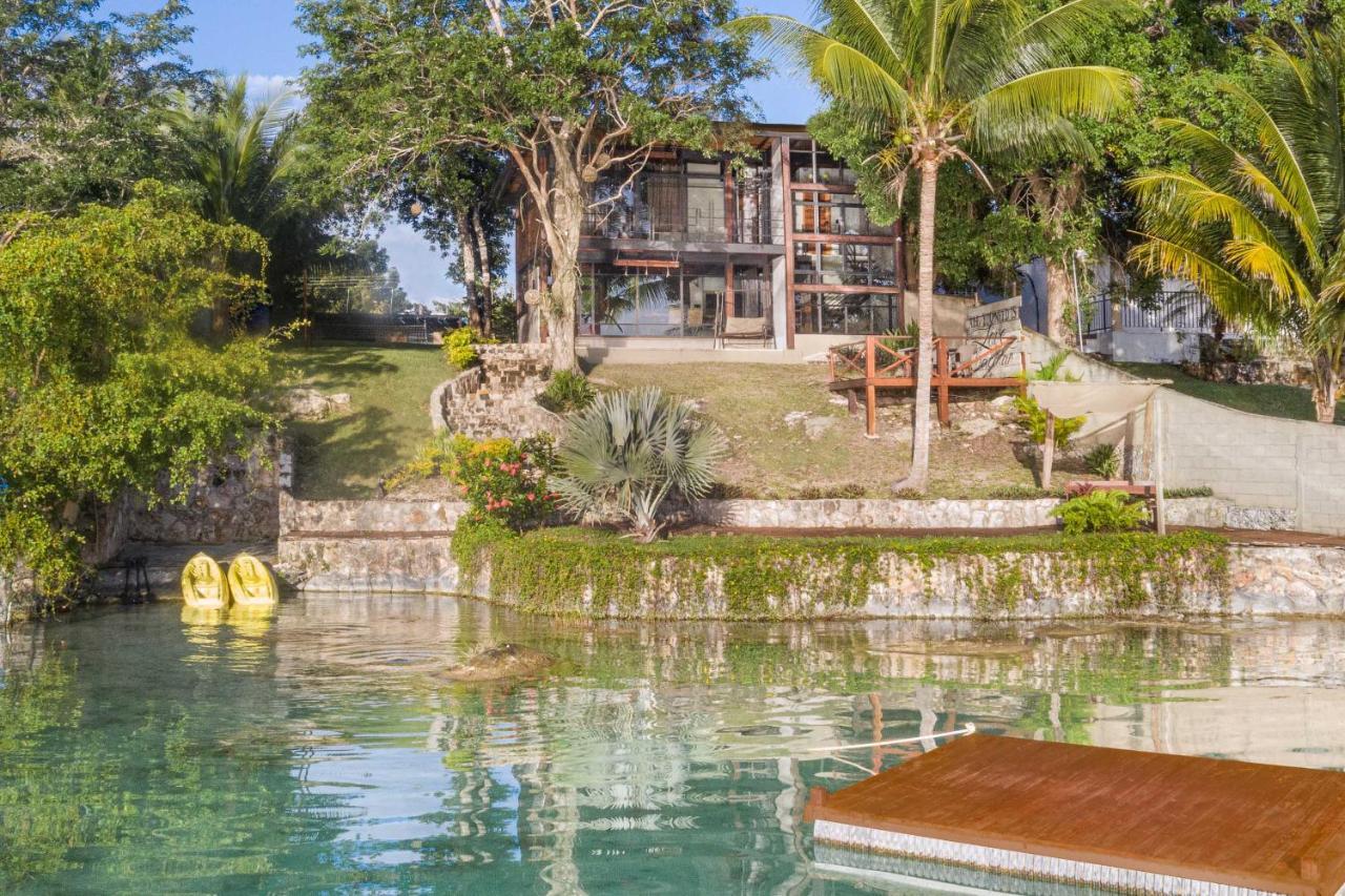 Casa Villa Real- Lagoon Acces And Stunning Views! Bacalar Ngoại thất bức ảnh