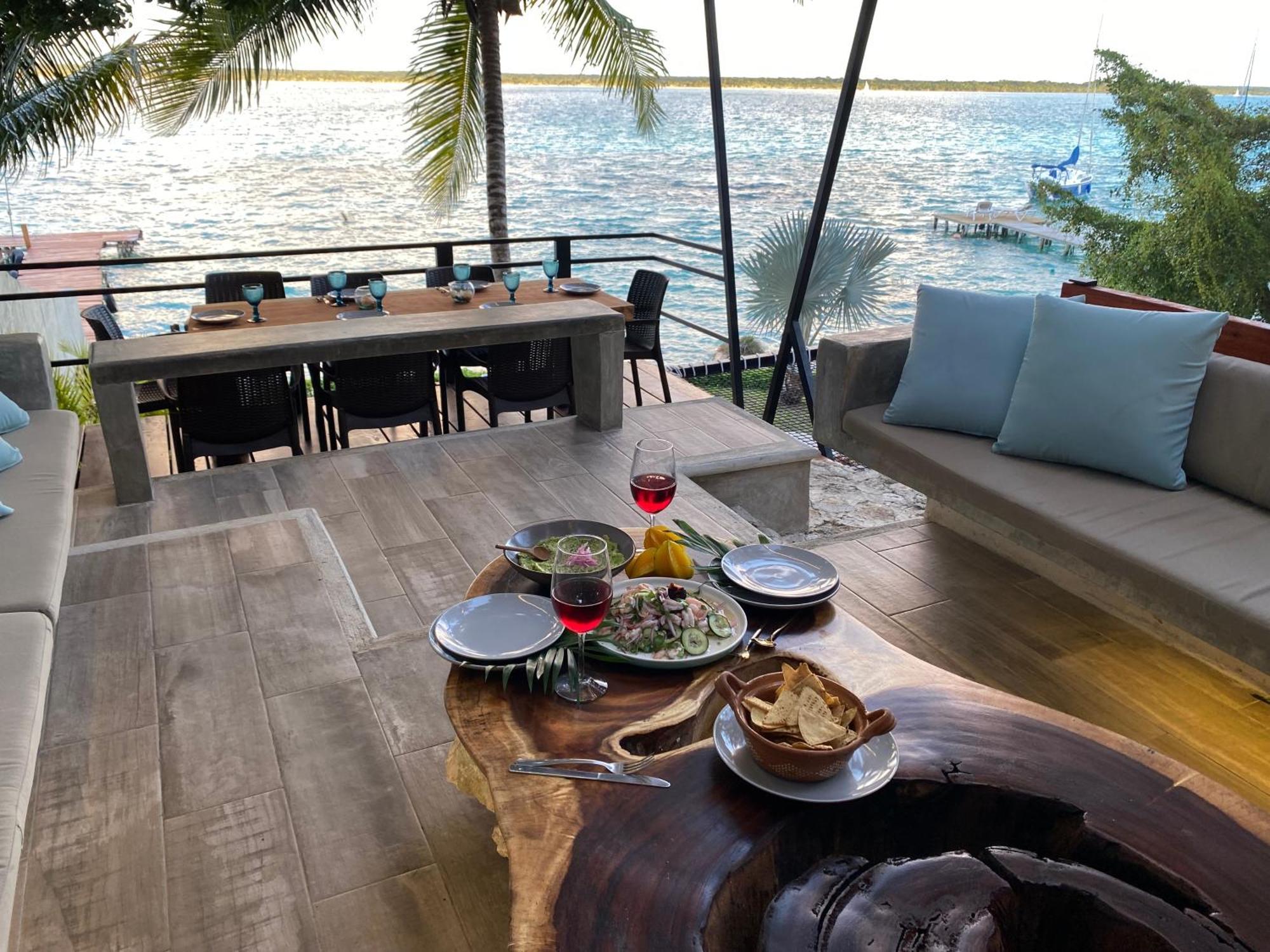 Casa Villa Real- Lagoon Acces And Stunning Views! Bacalar Ngoại thất bức ảnh