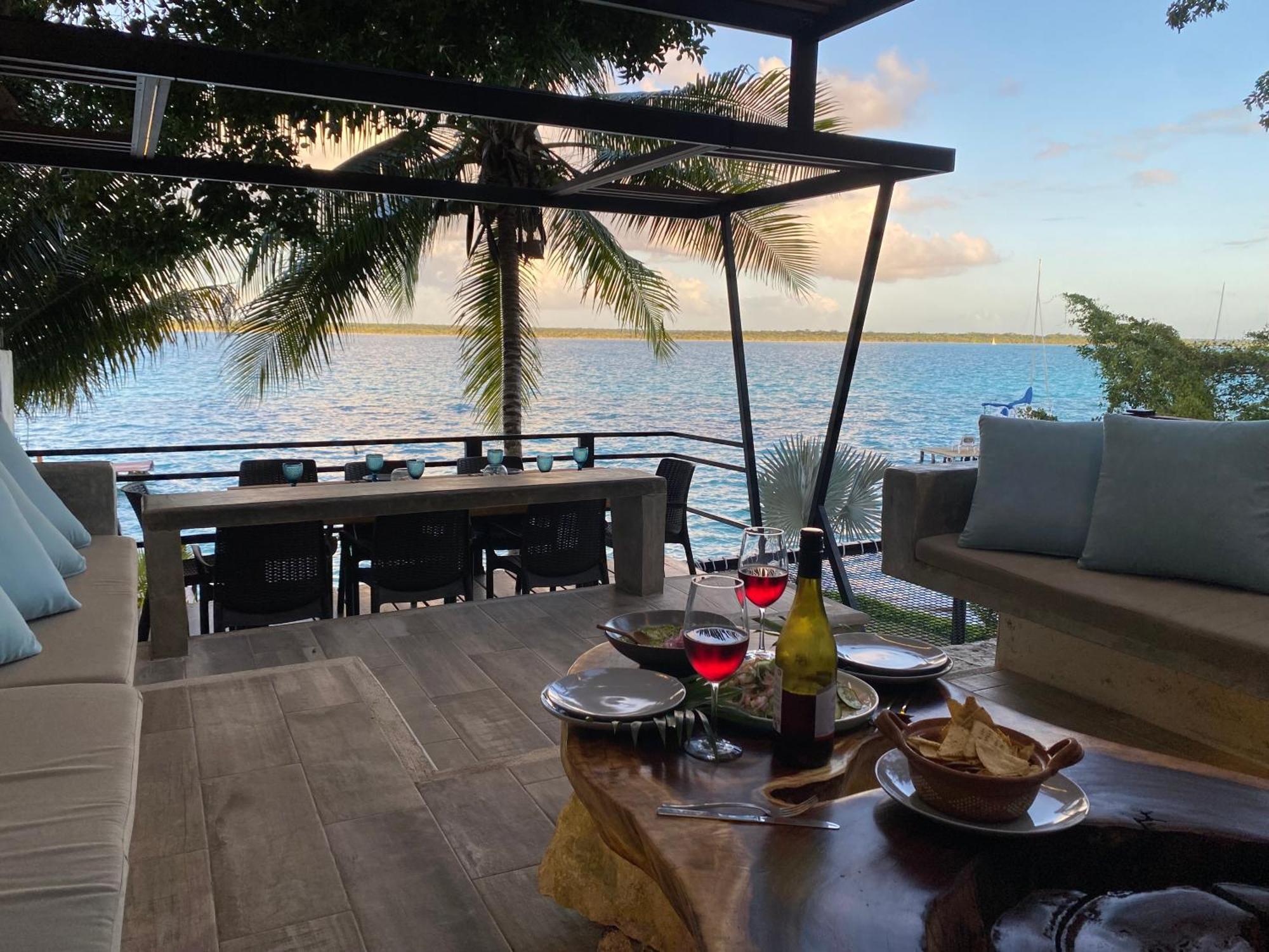Casa Villa Real- Lagoon Acces And Stunning Views! Bacalar Ngoại thất bức ảnh
