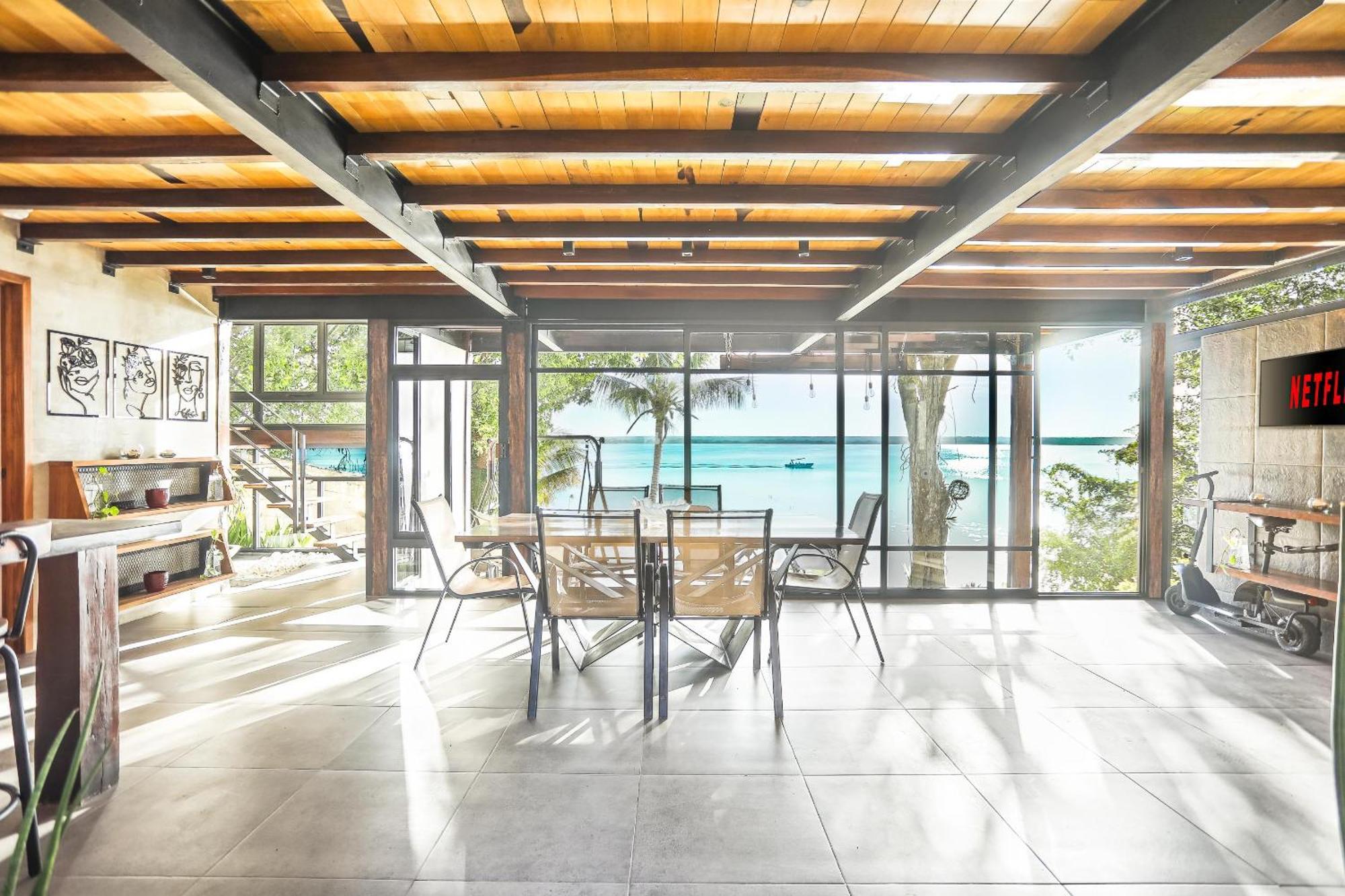 Casa Villa Real- Lagoon Acces And Stunning Views! Bacalar Ngoại thất bức ảnh